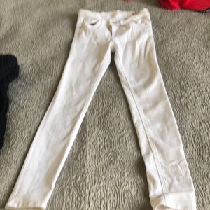 Rag & bone white jeans